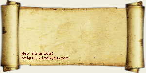 Valentina Tadin vizit kartica